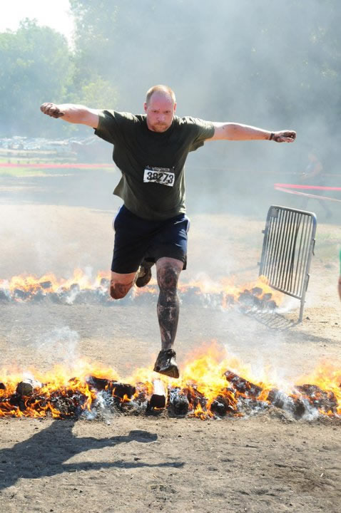 Mud Running, Flame Jumping over the age of 50